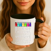 Back To School Teacher We Are Like A Box Of Crayons Mug
