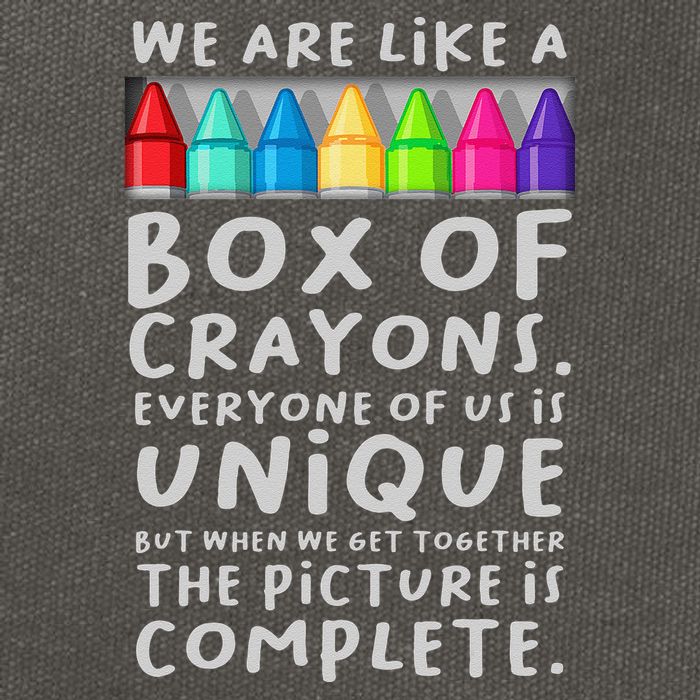 Back To School Teacher We Are Like A Box Of Crayons Cotton Canvas Backpack