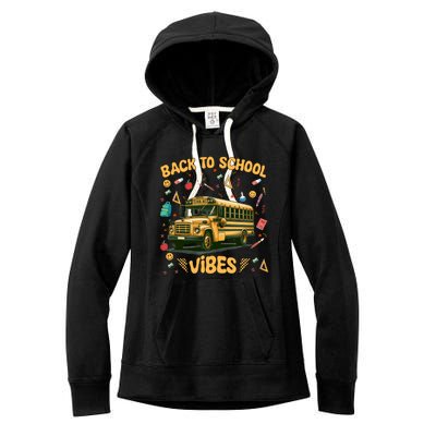 Back To School Vibes Gift Women's Fleece Hoodie