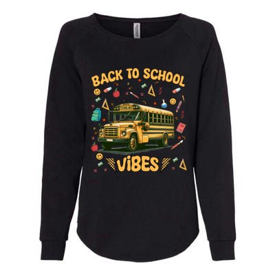 Back To School Vibes Gift Womens California Wash Sweatshirt