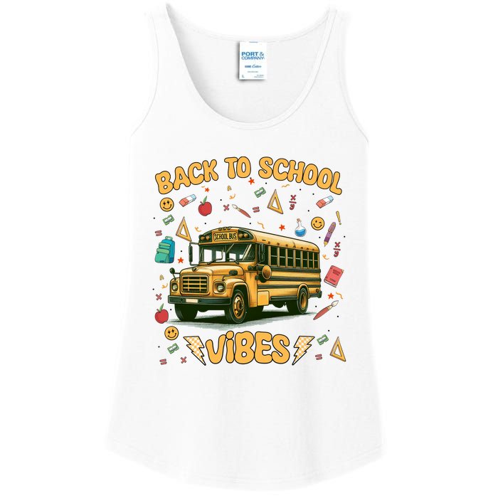 Back To School Vibes Gift Ladies Essential Tank