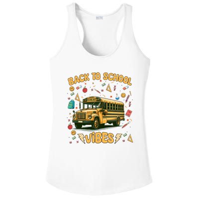 Back To School Vibes Gift Ladies PosiCharge Competitor Racerback Tank