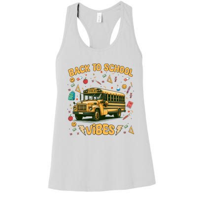 Back To School Vibes Gift Women's Racerback Tank