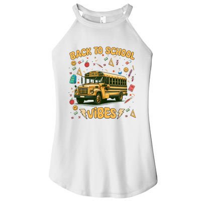 Back To School Vibes Gift Women’s Perfect Tri Rocker Tank