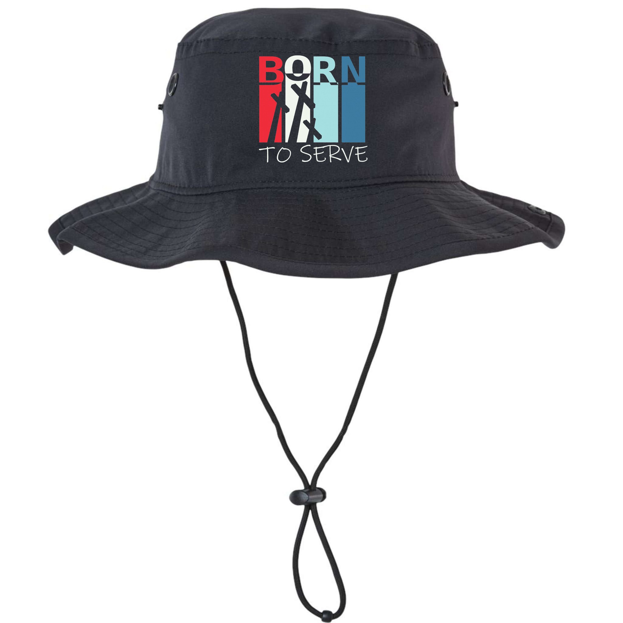 Born To Serve & Jesus Cross & Walk by Faith Christian Bucket Hat