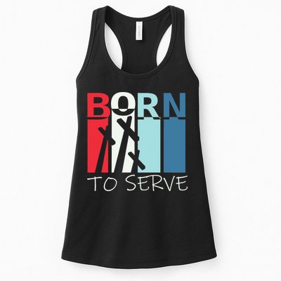 Born To Serve & Jesus Cross & Walk by Faith Christian Womens Tank Top