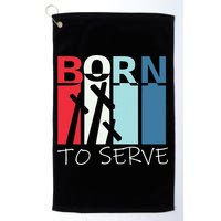 Born To Serve & Jesus Cross & Walk by Faith Christian Golf Towel