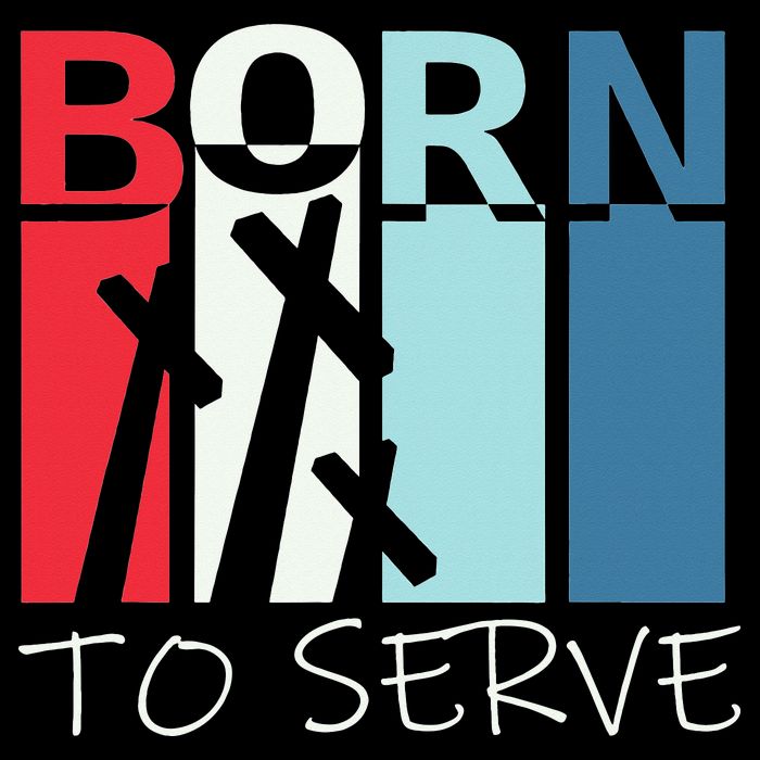 Born To Serve & Jesus Cross & Walk by Faith Christian Wool Snapback Cap