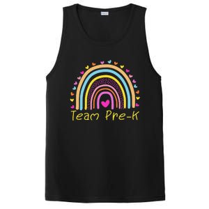 Back To School Team PreK Squad Crew Teacher Rainbow PosiCharge Competitor Tank