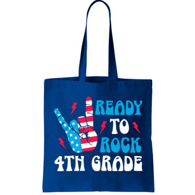 Back To School And Ready To Rock 4Th Grade Gift Tote Bag