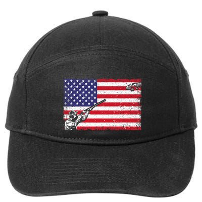 Best Trap Shooting Skeet Shooting Clay Target 7-Panel Snapback Hat