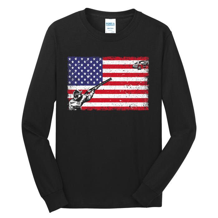 Best Trap Shooting Skeet Shooting Clay Target Tall Long Sleeve T-Shirt