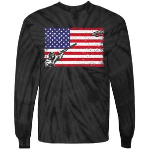 Best Trap Shooting Skeet Shooting Clay Target Tie-Dye Long Sleeve Shirt