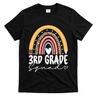 Back To School Rainbow 3rd Third Grade Squad Teachers T-Shirt