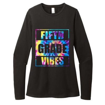 Back To School 5th Grade Vibes First Day Of School Teachers Womens CVC Long Sleeve Shirt