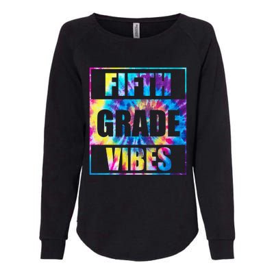 Back To School 5th Grade Vibes First Day Of School Teachers Womens California Wash Sweatshirt