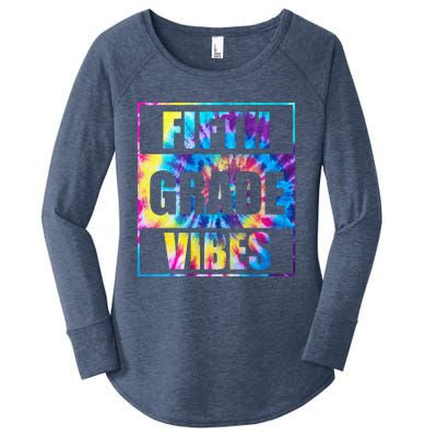 Back To School 5th Grade Vibes First Day Of School Teachers Women's Perfect Tri Tunic Long Sleeve Shirt