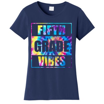 Back To School 5th Grade Vibes First Day Of School Teachers Women's T-Shirt