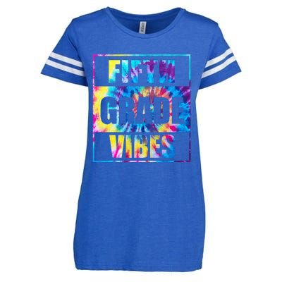 Back To School 5th Grade Vibes First Day Of School Teachers Enza Ladies Jersey Football T-Shirt