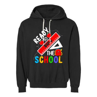 Back To School Teacher Gift Garment-Dyed Fleece Hoodie