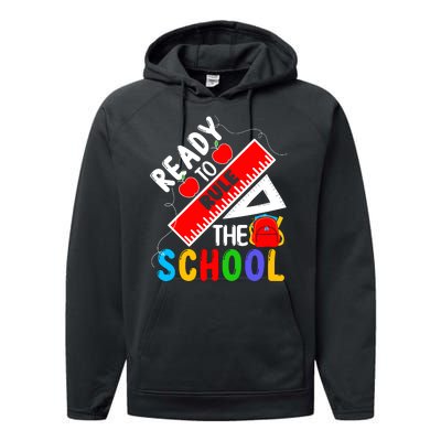 Back To School Teacher Gift Performance Fleece Hoodie