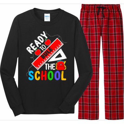 Back To School Teacher Gift Long Sleeve Pajama Set