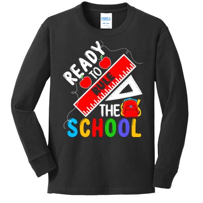 Back To School Teacher Gift Kids Long Sleeve Shirt