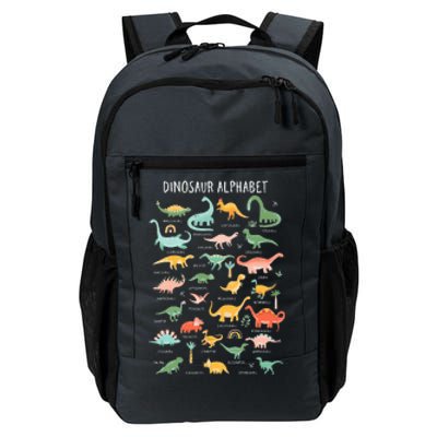 Back To School Types Of Dinosaurs Alphabet Daily Commute Backpack