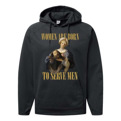 Born To Serve Man Christian Boss Girl Motivational Funny Performance Fleece Hoodie