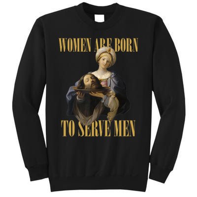 Born To Serve Man Christian Boss Girl Motivational Funny Sweatshirt