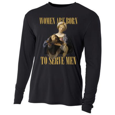 Born To Serve Man Christian Boss Girl Motivational Funny Cooling Performance Long Sleeve Crew