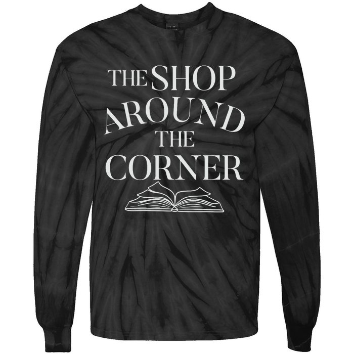 Bookish The Shop Around The Corner Bookworm Tie-Dye Long Sleeve Shirt