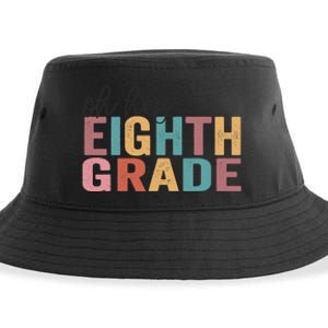 Back To School Students Teacher Oh Hey 8th Eighth Grade Sustainable Bucket Hat