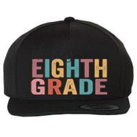 Back To School Students Teacher Oh Hey 8th Eighth Grade Wool Snapback Cap