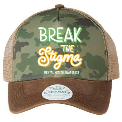 Break The Stigma Mental Health Awareness Legacy Tie Dye Trucker Hat