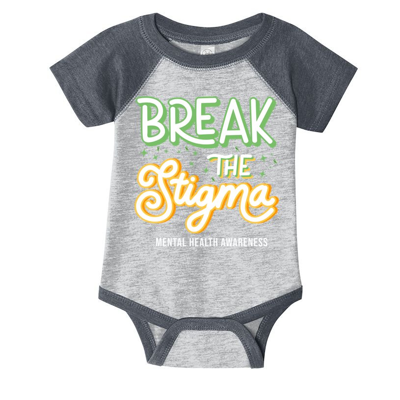 Break The Stigma Mental Health Awareness Infant Baby Jersey Bodysuit