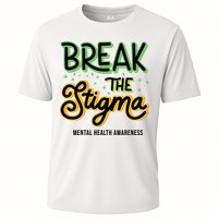 Break The Stigma Mental Health Awareness Cooling Performance Crew T-Shirt