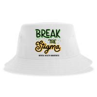 Break The Stigma Mental Health Awareness Sustainable Bucket Hat