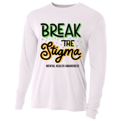 Break The Stigma Mental Health Awareness Cooling Performance Long Sleeve Crew