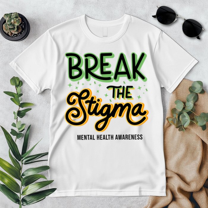 Break The Stigma Mental Health Awareness Premium T-Shirt