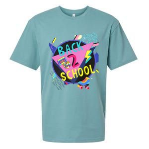 Back To School 90s Teacher Back 2 School 1st Day Of School Sueded Cloud Jersey T-Shirt