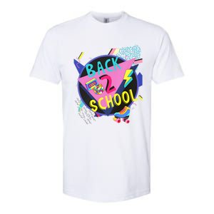 Back To School 90s Teacher Back 2 School 1st Day Of School Softstyle CVC T-Shirt