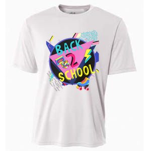 Back To School 90s Teacher Back 2 School 1st Day Of School Cooling Performance Crew T-Shirt