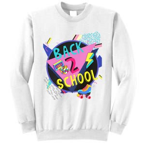 Back To School 90s Teacher Back 2 School 1st Day Of School Sweatshirt