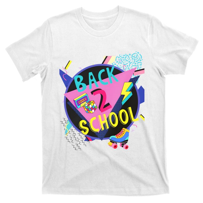 Back To School 90s Teacher Back 2 School 1st Day Of School T-Shirt