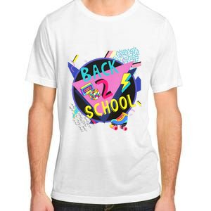 Back To School 90s Teacher Back 2 School 1st Day Of School Adult ChromaSoft Performance T-Shirt