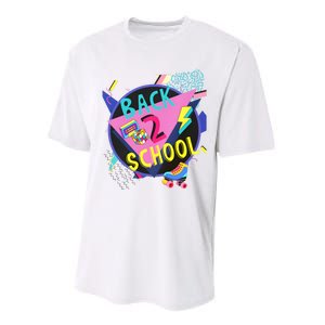 Back To School 90s Teacher Back 2 School 1st Day Of School Performance Sprint T-Shirt