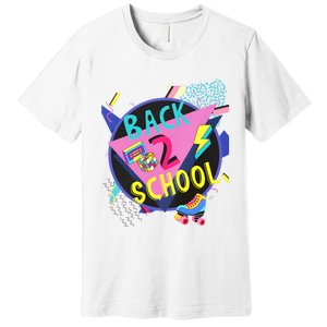 Back To School 90s Teacher Back 2 School 1st Day Of School Premium T-Shirt