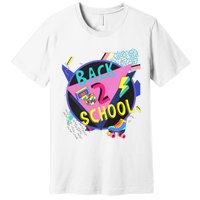 Back To School 90s Teacher Back 2 School 1st Day Of School Premium T-Shirt