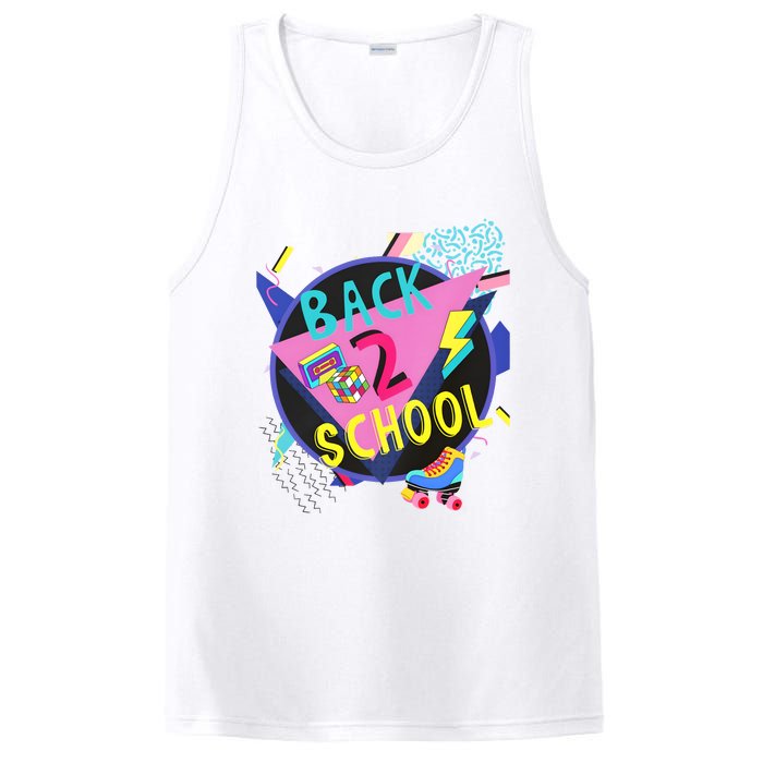 Back To School 90s Teacher Back 2 School 1st Day Of School PosiCharge Competitor Tank